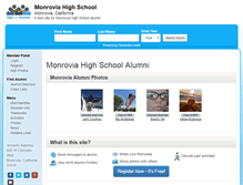 Tablet Screenshot of monroviahighschool.org